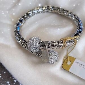 Lucky Star Jewels Cosmos Rhinestone Adjustable Bracelet Missings 3 Stones